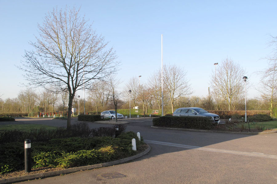 Excellent on-site parking for offices and industrial units Southam - Warwick House Business Park